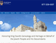 Tablet Screenshot of davidicdynasty.org